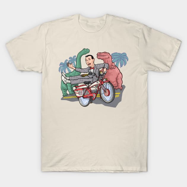 Big Adventure Bike T-Shirt by BradAlbright